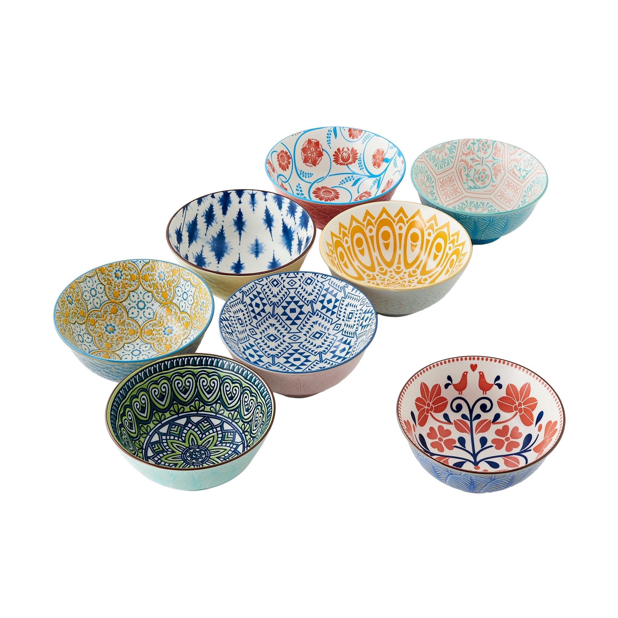 Marakesh Porcelain Patterned Bowls