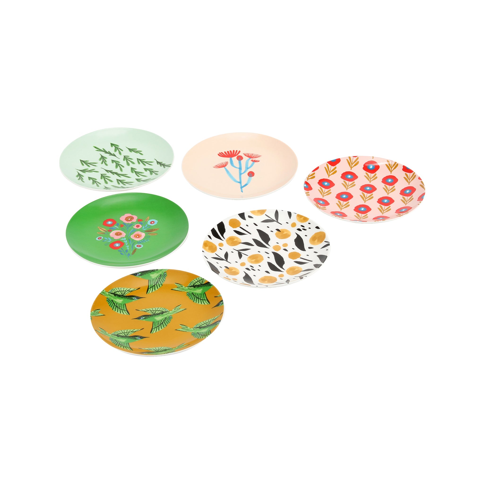 Avencia Porcelain Patterned Plates
