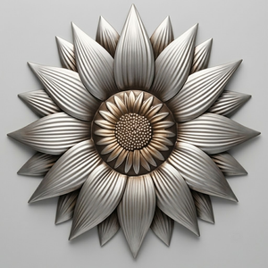 Bloom Metal Wall Art, Farmhouse Decor For Sunflower Enthusiasts