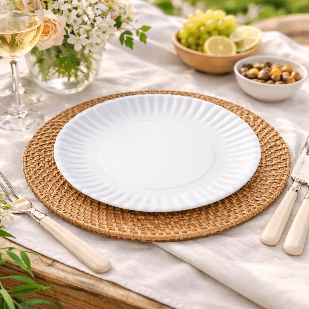 Bravelle Melamine Dinner Plates