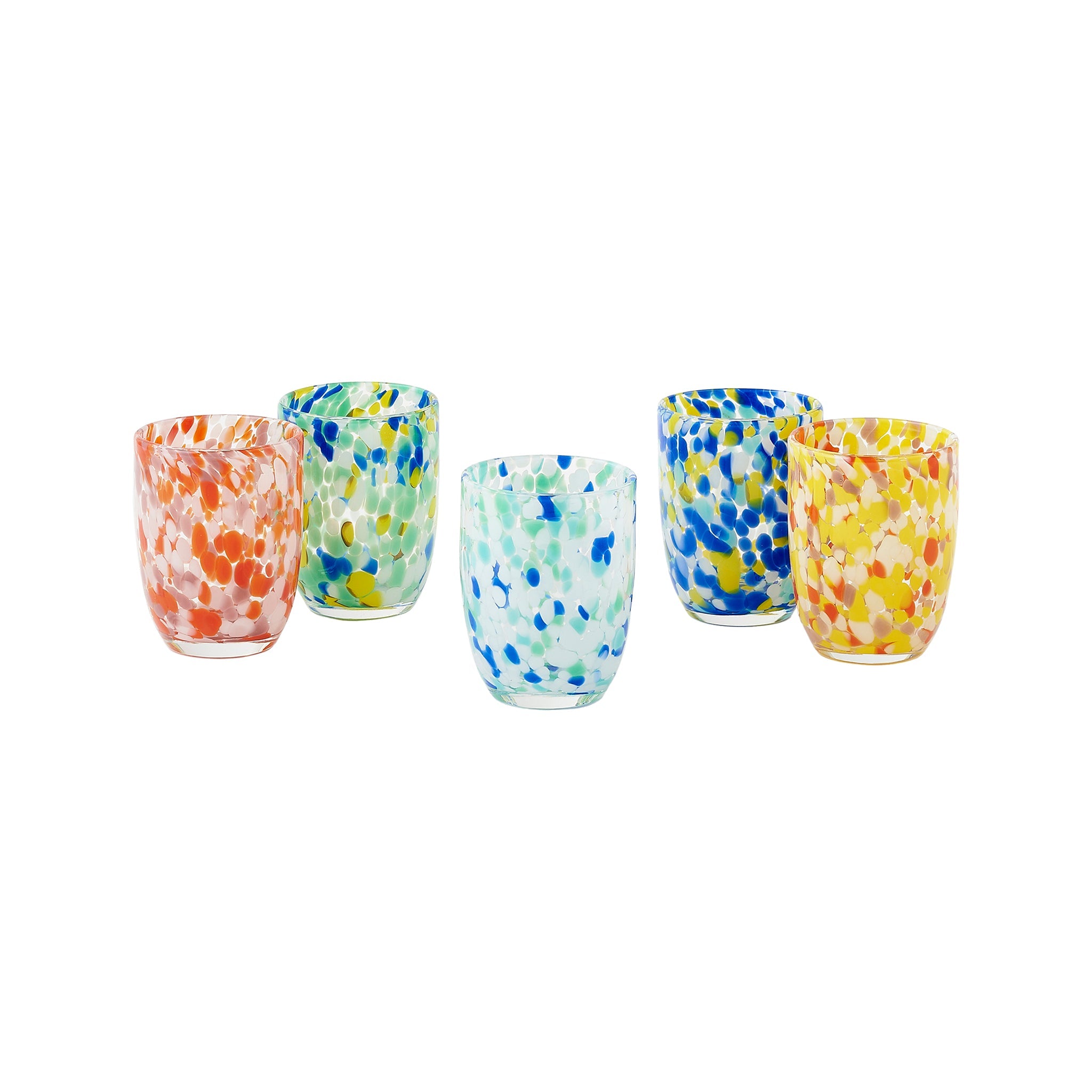 Orvessa Spotted Glass Tumblers
