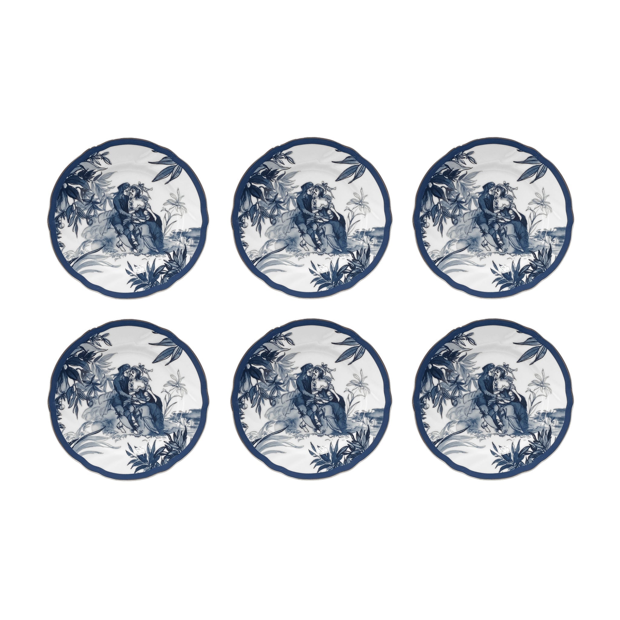 Antoinette Dessert Plates, Set of 6